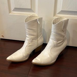 Matisse white cowboy boots